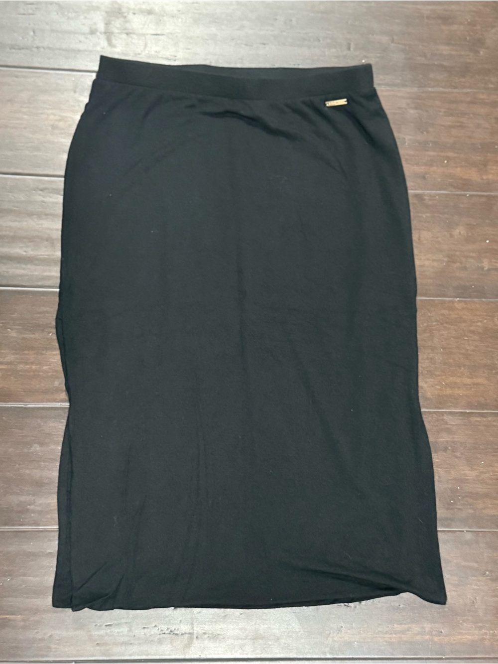 Tahari Black Midi Pencil Skirt